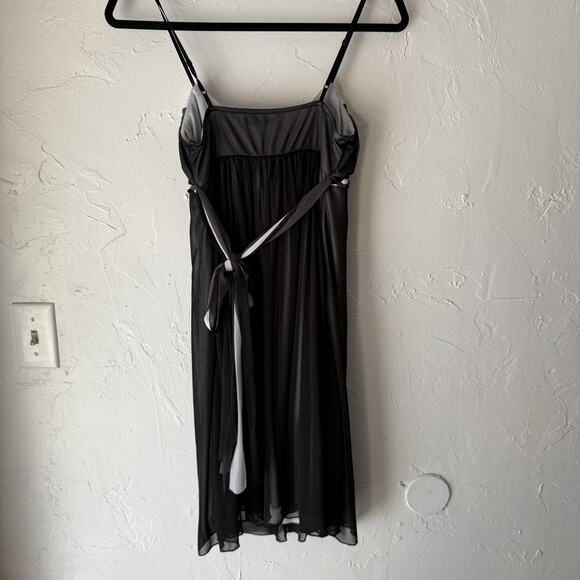 Ruby‎ Rox Y2k Dress Whimsigoth Medium Black Ombre Chiffon Empire Waist Party - Picture 6 of 7